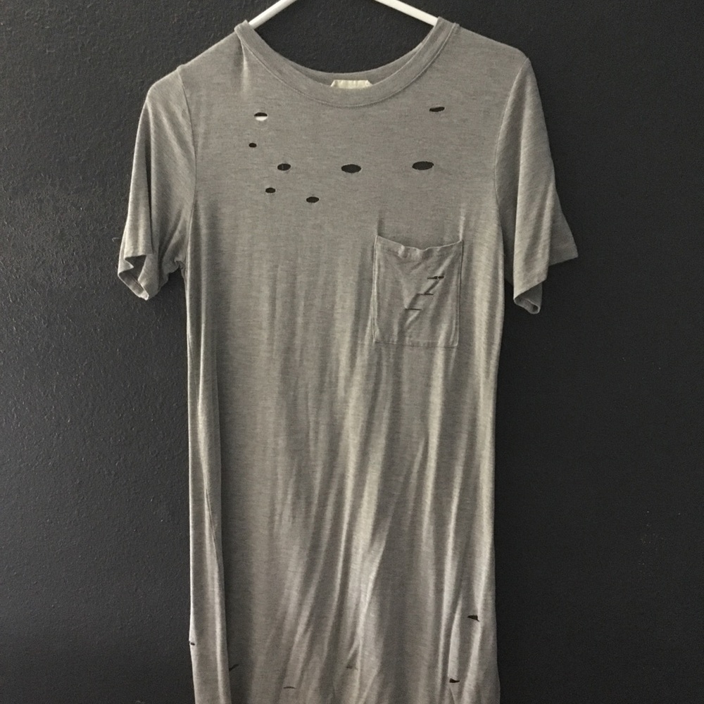 Distressed short sleeve dress from Urban Outfitter